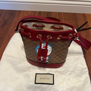GUCCI Doraemon x Gucci Mini Bucket Bag